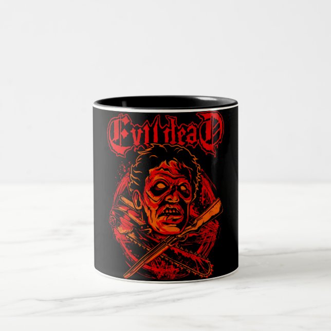 Evil Metal - Devil Dead Zweifarbige Tasse (Mittel)