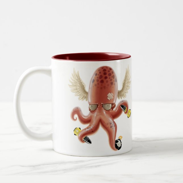 Evil Mind Zweifarbige Tasse (Links)