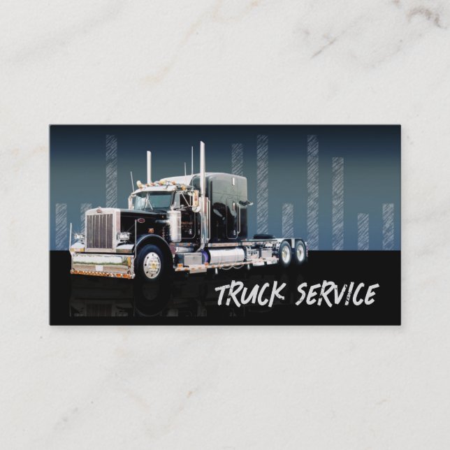Evil Modern Truck Service Card Visitenkarte (Vorderseite)
