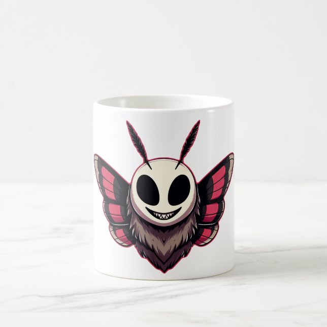 Evil Moth - Mothman Cryptid Kaffeetasse (Mittel)