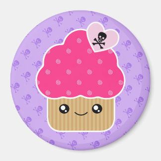 Evil Niedlich Kawaii Cupcake of Death Magnet