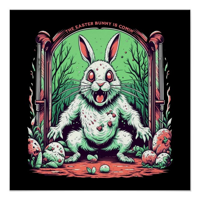Evil Oaster Bunny Horror Poster (Vorderseite)
