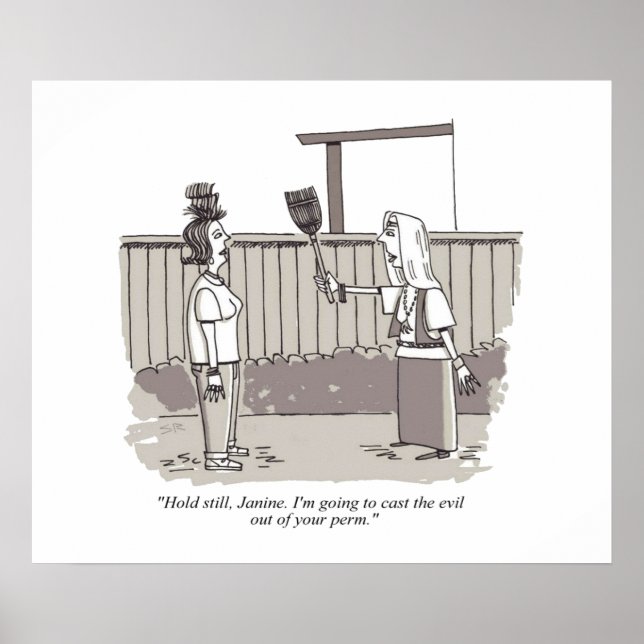 Evil Perm Wert mattes Poster (Vorne)