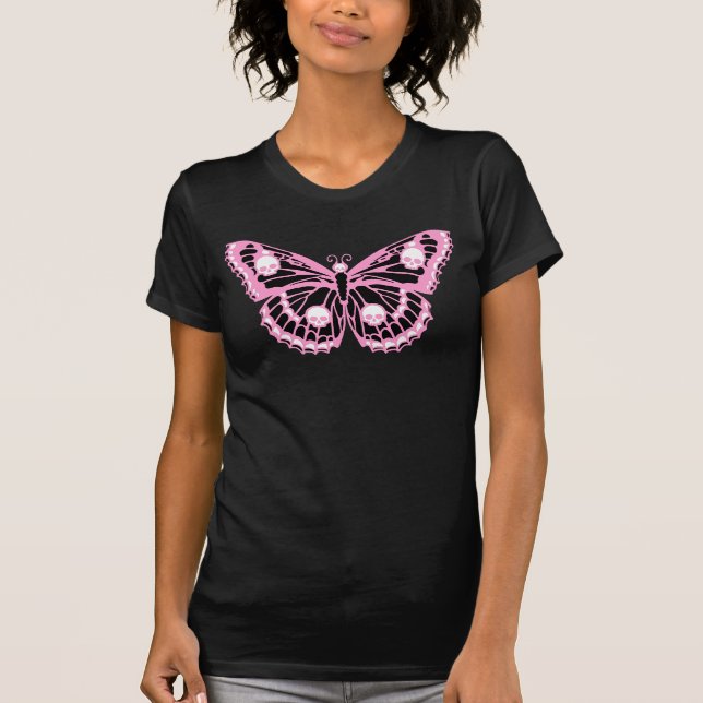 Evil Pink Butterfly T-Shirt (Vorderseite)
