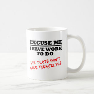 Evil Plotting Funny Mug Kaffeetasse