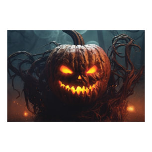Evil Pumpkin Fotodruck