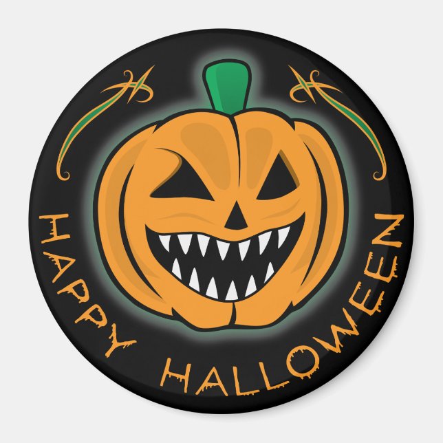 Evil Pumpkin Magnet (Vorne)
