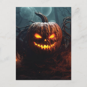 Evil Pumpkin Postkarte