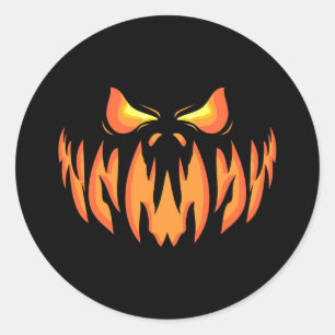 EVIL PUMPKIN RUNDER AUFKLEBER
