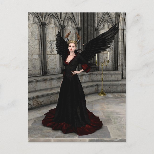 Evil Queen Postkarte (Vorderseite)