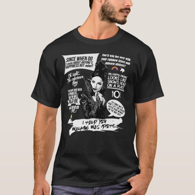 Evil Queen Regina Mills Quotes - Ouat Essential T T-Shirt (Vorderseite)