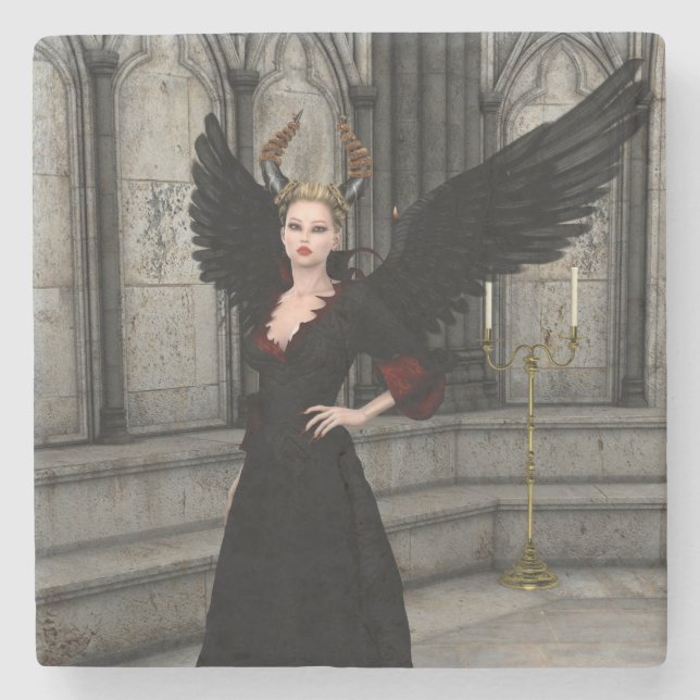 Evil Queen Steinuntersetzer (Vorderseite)