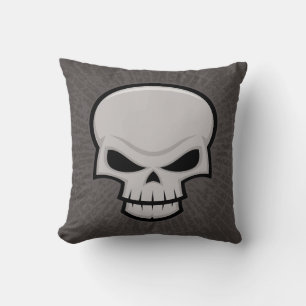 Evil Skull Design Kissen