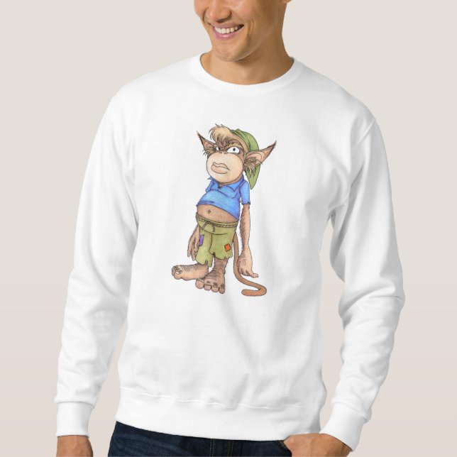 Evil Toe Sind zum Kotzen Affengenom Sweatshirt (Vorderseite)