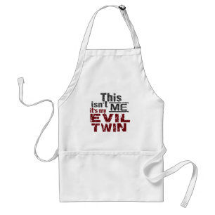 Evil Twin apron - choose style & color Schürze