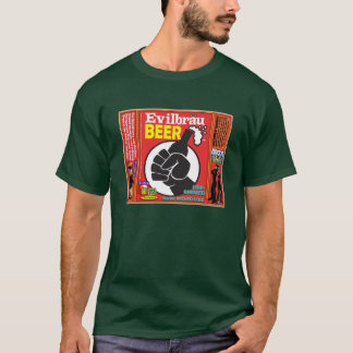 Evilbrau Bier-Faust-Detail T-Shirt