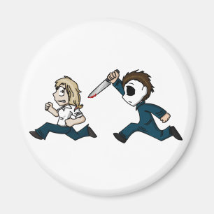 Evilontwolegs Karikaturen Magnet