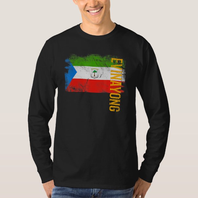 Evinayong Äquatoriale Guinea für äquatoguinische M T-Shirt (Vorderseite)