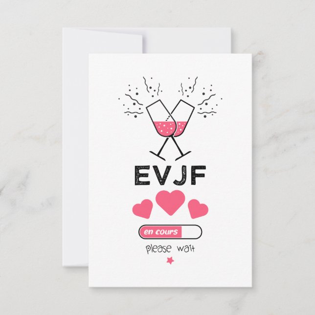 EVJF läuft PLEASE wait (Vorderseite)