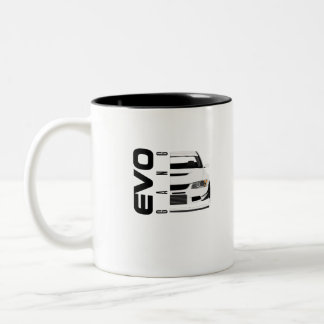 Evo Gang Car Racing Design für Autoverliebhaber Zweifarbige Tasse