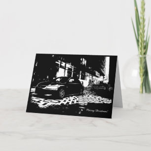 EVO IX  Car Themed Christmas Card Feiertagskarte