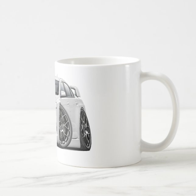 Evo Weiß-Auto Tasse (Rechts)