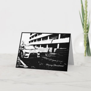 EVO X  Car Themed Christmas Card Feiertagskarte