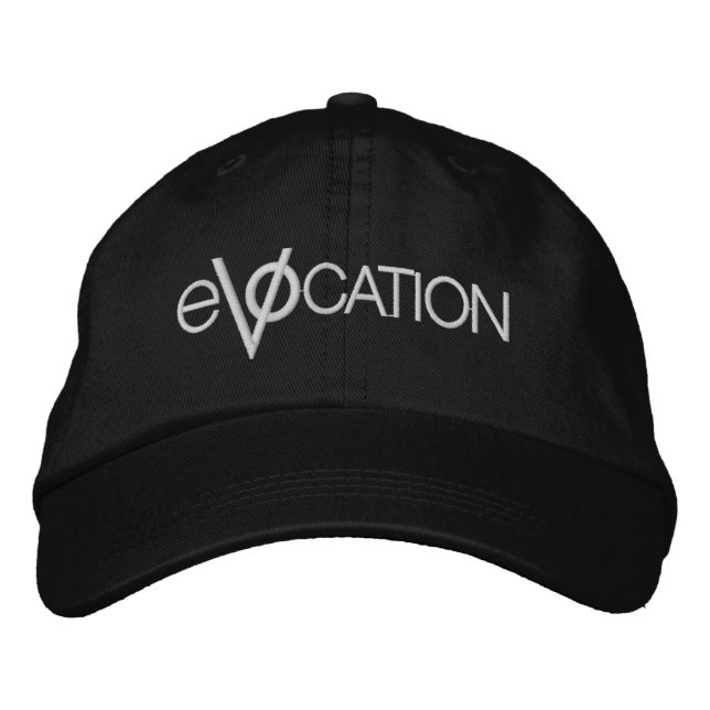 eVOcation Hat Bestickte Baseballkappe (Vorderseite)