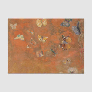 Evocation of Butterflies by Odilon Redon Seidenpapier
