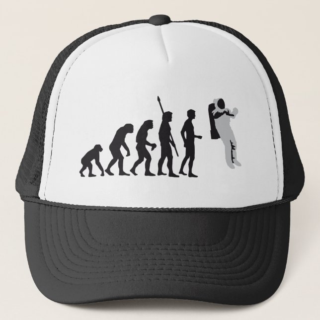 evolution astronaut truckerkappe (Vorderseite)