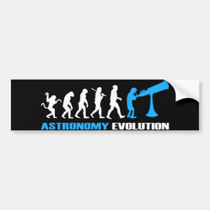 Evolution Astronomie-Geschenk Autoaufkleber