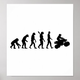 Evolution ATV Quad Racing Poster
