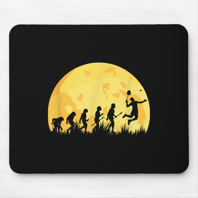Evolution Badminton Bright Badminton Player Gesche Mousepad (Vorne)