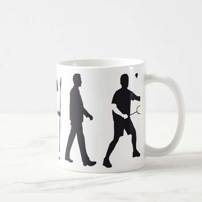 evolution badminton kaffeetasse (Rechts)