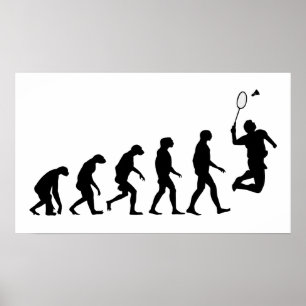 Evolution Badminton Poster