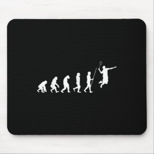Evolution Badminton _ Shuttle _ Badminton Player G Mousepad