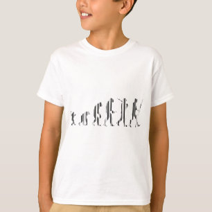 EVOLUTION BAR CODE Darwin Barcode Muster Design T-Shirt