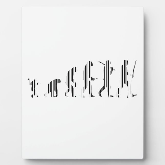 EVOLUTION BAR CODE Darwin Barcode Musterdesign Fotoplatte (Vorderseite)