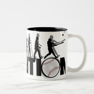 Evolution Baseball-Tasse Zweifarbige Tasse
