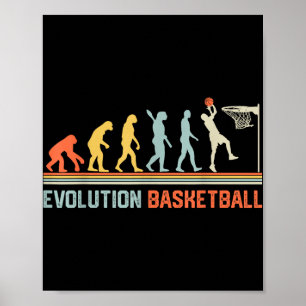 Evolution Basketball - Basketball Liebhaber des Sp Poster