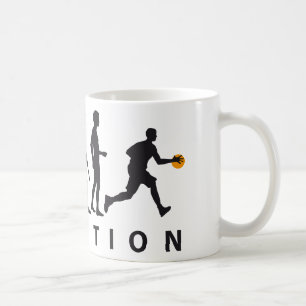 evolution basketball kaffeetasse