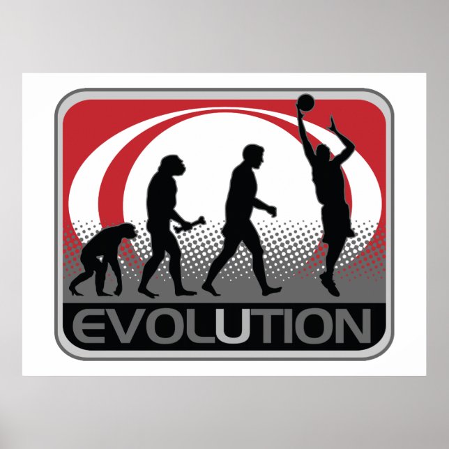 Evolution Basketball Poster (Vorne)