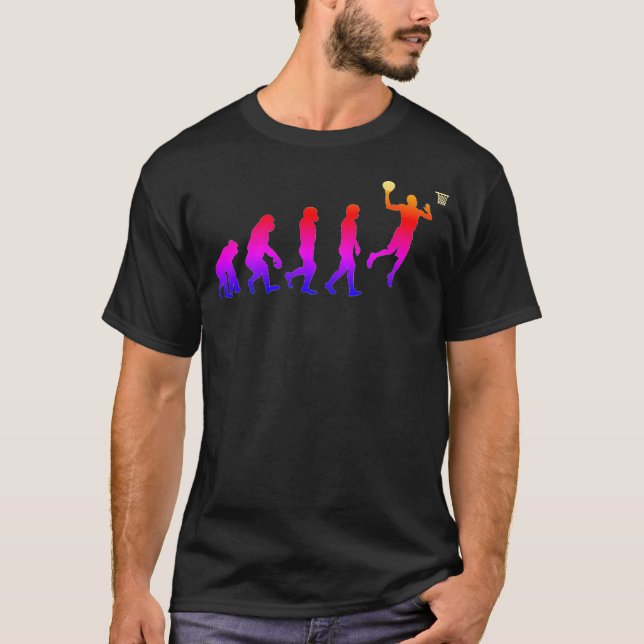 Evolution Basketball T-Shirt (Vorderseite)