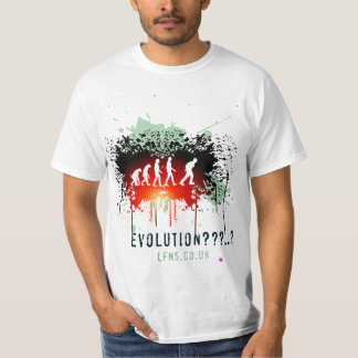 Evolution/behalten links Wert T-Shirt