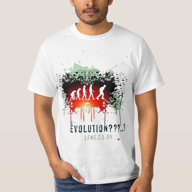 Evolution/behalten links Wert T-Shirt (Vorderseite)