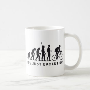 evolution bicycle kaffeetasse