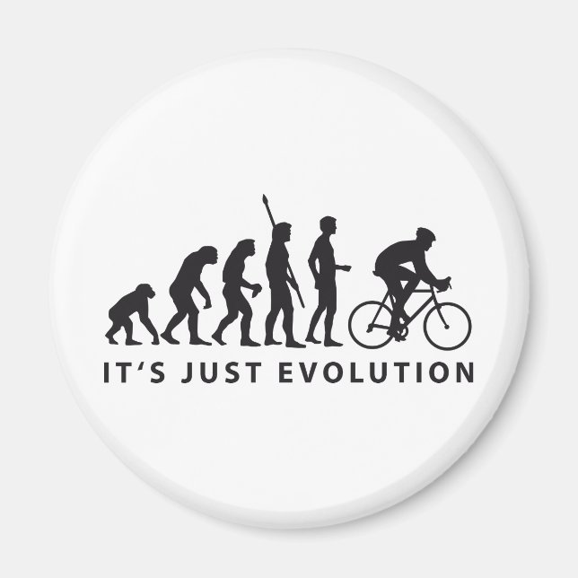 evolution bicycle magnet (Vorne)