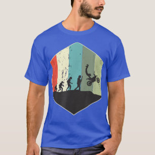 Evolution Biker Retro Vintag No limits Enduro Fre T-Shirt