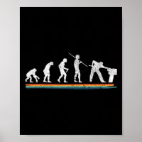 Evolution Billard Lustig Vintage 