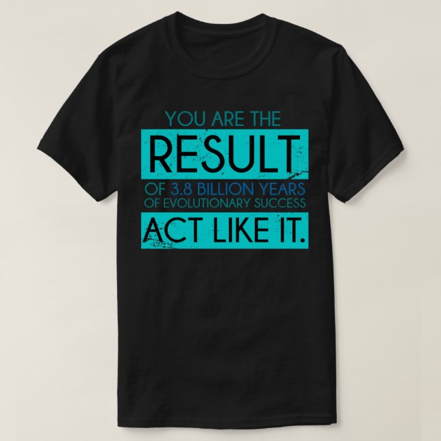 Evolution Biologie T-Shirt (Design vorne)